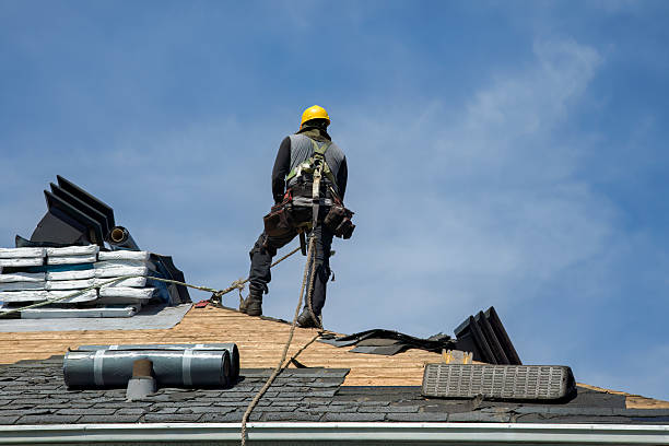 Professional Roofing technician working in Little Switzerland, NC